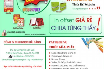 In tờ rơi màu giá rẻ tại Hà Nội – Thiết kế in tờ rơi chuyên nghiệp