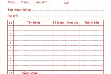 In hóa đơn bán lẻ, hóa đơn gtgt giá rẻ tại quận Hoàng Mai – Hà Nội