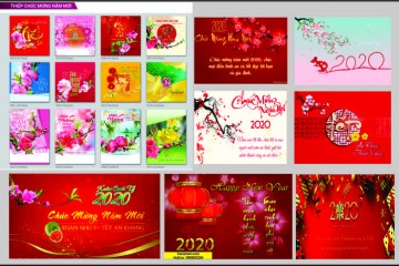 In thiệp chúc mừng năm mới 2020 giá rẻ tại Hà Nội