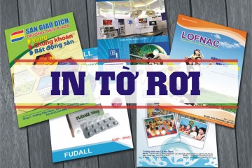 In tờ rơi giá rẻ tại Cầu Giấy