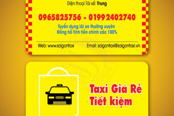 in card visit taxi chất lượng